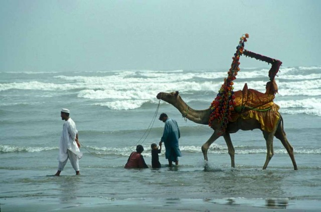 Beach in Karachi, Pakistan